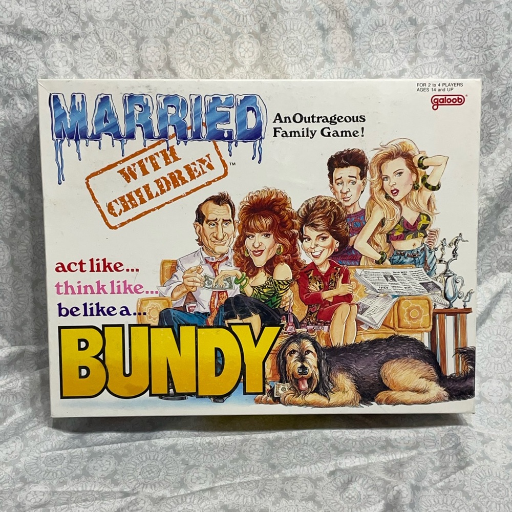 VINTAGE 1990 Married with Children An Outrageous Family Game! board game Galoob